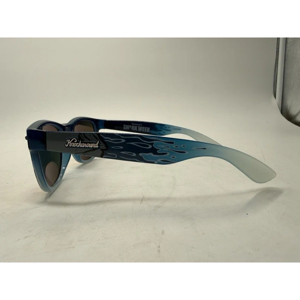 Knockaround X Discovery SHARK WEEK 2022 Fort Knocks Polarized Premium Sunglasses